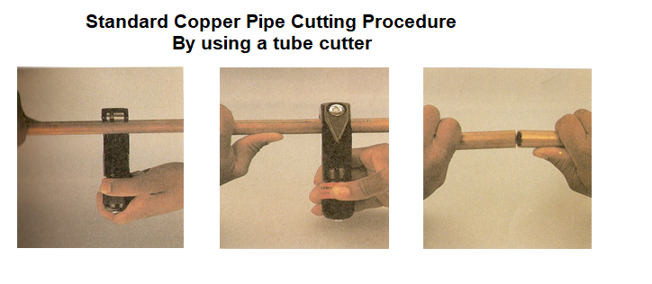 Standard Copper Pipe Cutting Procedure By using a tube cutter